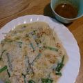 ナンキンハゼ's cooksnap of when they made シーフードMIXで海鮮ニラチヂミ♪旨ダレ.