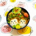 komutatata's cooksnap of when they made 紅葉☆遠足☆焼きそば弁当☆簡単♫キャラ弁.