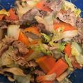 クックSHCHTZ☆'s cooksnap of when they made 野菜たっぷり！白菜と豚肉の味噌バター炒め.