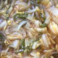 maberusunu's cooksnap of when they made 白菜とピーマン玉ねぎのオイスター餡掛け煮.