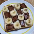 ＊なぁ＊'s cooksnap of when they made チョコバナナ♪トースト.