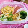 okazakana's cooksnap of when they made ずぼらnaキムチたくあん炒飯.