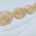 tachutachu's cooksnap of when they made 子供のおやつ♡いちご蒸しパン.