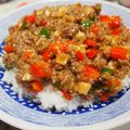 ジョンリークッカー's cooksnap of when they made スプーンでどうぞ♪チンジャオロース丼.