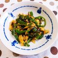ﾁｲﾁｬﾝﾏﾏ's cooksnap of when they made 塩昆布で♪ピーマンの玉子炒め.