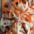 FukumOm's cooksnap of when they made お食い初めメニュー③たこ入り紅白なます.