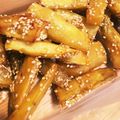 hatchi8's cooksnap of when they made 超簡単！！ フライパン１つで大学芋.