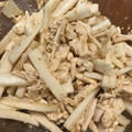 Takrin☆'s cooksnap of when they made うどとささみの胡麻マヨ和え.