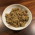 クックF0HEZT☆'s cooksnap of when they made 冷凍☆おにぎりの具にも〜♪♪鶏ごぼう味噌.