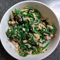 ぺっこぺこー's cooksnap of when they made 鯖缶でほうれん草の胡麻和え.