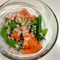 ayahoo1025's cooksnap of when they made スナップエンドウとトマトの塩昆布サラダ♪.