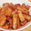 まるちゃんとごはん's cooksnap of when they made 揚げ焼き長芋のコチュジャン和え.