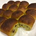 クックIX0124☆'s cooksnap of when they made 抹茶のもちもちちぎりパン 手ごね あんこ.
