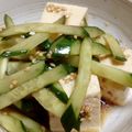 レオミウ's cooksnap of when they made 豆腐ときゅうりのゴマポンあえ.