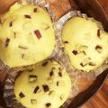クックMFN2QP☆'s cooksnap of when they made ホットケーキミックスでさつまいも蒸しパン.