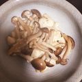 まりもひよこ's cooksnap of when they made そばつゆdeしめじ絹ごし豆腐の炒め煮.