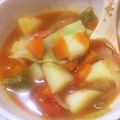 ご飯作り見習い's cooksnap of when they made たっぷりミニトマトのミネストローネ.