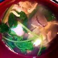 わにまみ's cooksnap of when they made 超簡単！塩だけ絶品のヒラタケのお吸い物.