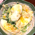 おちあいとかいう's cooksnap of when they made 菜の花とゆでたまごのゴママヨサラダ.
