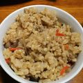 はーちゃんひーちゃん's cooksnap of when they made スキレットで★もち麦入りきのこごはん♫.