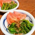 さくらスキップ's cooksnap of when they made 菜の花とトマトの美肌サラダ.