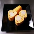 アクセル☆'s cooksnap of when they made お弁当に☆チーカマ巻卵焼き.