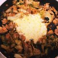 ふじモンブラン's cooksnap of when they made フライパンで簡単♩絶品チーズタッカルビ.