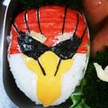 かぼちゃちーず's cooksnap of when they made キャラ弁 ジュウオウジャー 簡単作成！.