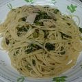 しぶみきちゃん's cooksnap of when they made 山菜♪簡単♬ふきのとうのペペロンチーノ.