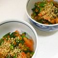 水無月328's cooksnap of when they made ほうれん草とトマトの納豆和え.