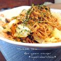 inyako's cooksnap of when they made 豚肉＆キャベツのウスターソースの焼きそば.