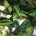 tresjolie's cooksnap of when they made 小松菜と高野豆腐の煮びたし.