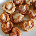 こうママ♡'s cooksnap of when they made ハートが可愛いちくわとベーコンの磯辺揚げ.