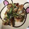 ばなちゃん666's cooksnap of when they made やわらかヘルシー！鶏胸肉のネギ炒め.