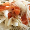 nanaphys's cooksnap of when they made 新玉葱とスモークサーモンのサラダマリネ.