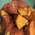 naonaana's cooksnap of when they made フライパン一つで　カリカリ大学いも.