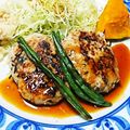 むらさめもんがら's cooksnap of when they made 豆腐・おから・ひじきの入ったハンバーグ.