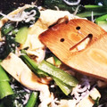 ぽぽんとおでかけ's cooksnap of when they made 簡単！小松菜しらす油揚げ煮びたし.