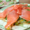 noamanma's cooksnap of when they made スモークサーモンのサラダピザ.