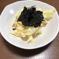 カオっぺ's cooksnap of when they made 手順3つ！キャベツの梅マヨサラダ.