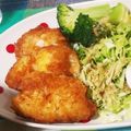そらいろ食堂's cooksnap of when they made マヨネーズで柔らか♪鶏胸肉のチキンカツ♡.