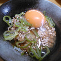 単！！'s cooksnap of when they made とろろ昆布と鰹節納豆～卵も。.