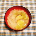 シビシビさん's cooksnap of when they made 秋だ冷凍したさつまいもを入れた簡単味噌汁.