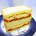 龍青空ママ's cooksnap of when they made パプリカとツナのトーストサンドイッチ.
