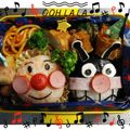 ししゅう's cooksnap of when they made アンパンマン♡バイキンマン仲良しキャラ弁.