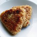 ☆ひなたmama☆'s cooksnap of when they made 残りごはんで焼おにぎり.
