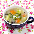 ｍａｒｉ♪'s cooksnap of when they made いろいろ野菜の蓮根すり流しスープ.