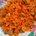 しゃとちゃん's cooksnap of when they made 炊飯器☆トマトジュースでピラフ.