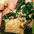 ガチャピン似's cooksnap of when they made 【農家のレシピ】菜の花チャンプルー.
