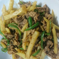 かほたくhy's cooksnap of when they made 牛肉とジャガイモ炒め.